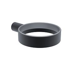 Black Black holder for toilet brush Black individual toilet brush holder.