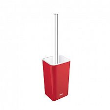 Red Free standing toilet brush holder Free standing toilet brush holder.