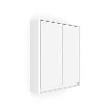 White White LED backlit mirror cabinet 600. 