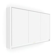 White White LED backlit mirror cabinet 1200. 