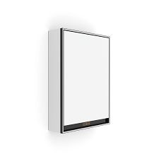 Black Black LED backlit mirror cabinet 500 LEFT. 