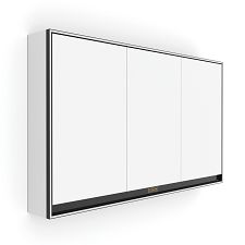Black Black LED backlit mirror cabinet 1200. 