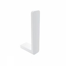 White Spare toilet paper holder Spare toilet paper holder.