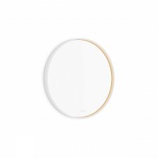 White WHITE ROUND LED mirror dia. 600 with two touch sensor Illuminated ROUND bathroom LED mirror. Output 20 W. Possibility of setting color temperature 3000 - 6500 K. The possibility of setting the luminosity intensity. 1440 Lumen.