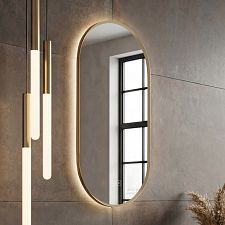 LED zrcadlo s podsvícením, 40 x 80, dotykový senzor
