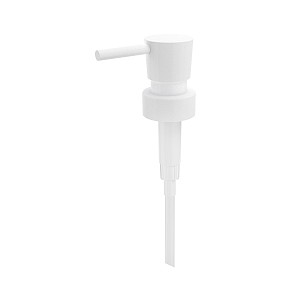 White Spare pump Soap dispenser pump. White matte.