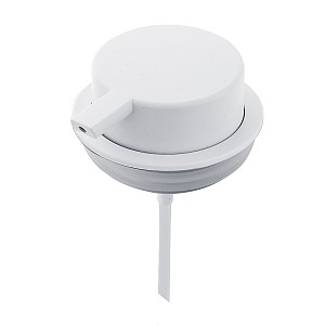 White Tabo spare pump Replacement soap pump for Tabo series. White matte plastic.