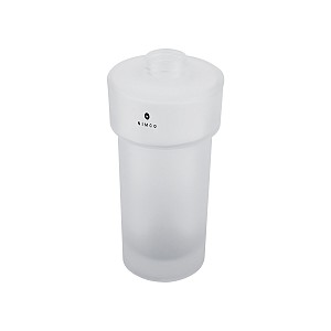 Spare container Soap dispenser container made of satin glass for KIBO, UNIX, PALLAS ATHÉNA and BORMO series, 250 ml.