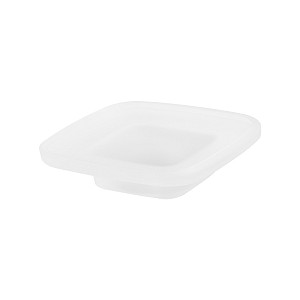 Spare soap dish Spare soap dish, satin glass.