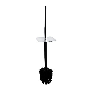 Chrome Toilet brush Toilet brush with angular cover for KIBO series.