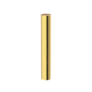 Brushed gold Toilet brush handle Upper brush handle above the cap for art. no.: 1178Ki-Z, 1178W-Z.