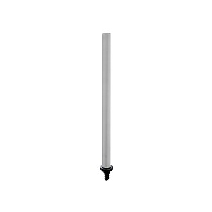 Grey Tabo brush top handle The upper handle of the tallet toilet brush is light gray matte. Stainless steel.