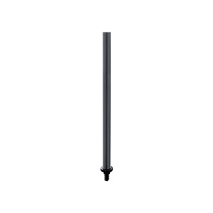 Black Tabo brush top handle The upper handle of the toilet brush is matte black. Stainless steel.