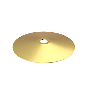 Brushed gold Toilet brush cover Brush cover item no. 1178W-Z.