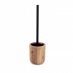 Toilet brush Toilet brush, black brush head. Acacia wood, FSC certified.