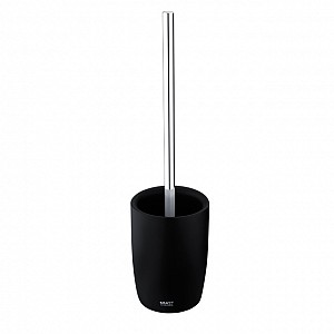 Black Toilet brush holder Free standing toilet brush holder made of polyresin. Black.