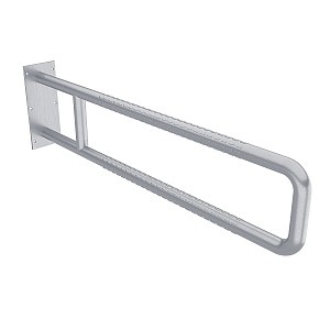 Brushed stainless steel Fixed support grab bar 900 mm U shape. Diameter 32 mm. Brushed surface - matt. Stainless steel (18/8).