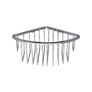 Chrome Wire corner shelf Wire corner shelf for bath or shower.