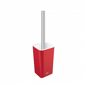 Red Free standing toilet brush holder Free standing toilet brush holder.