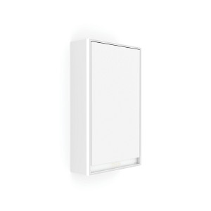 White White LED backlit mirror cabinet 400. 