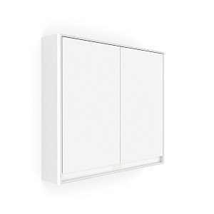 White White LED backlit mirror cabinet 800. 