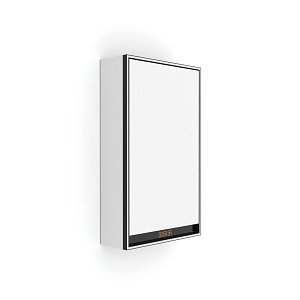Black Black LED backlit mirror cabinet 400. 