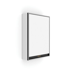 Black Black LED backlit mirror cabinet 500. 