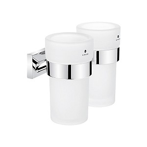 Double glass cup holder
