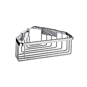 Chrome Wire corner shelf Wire corner shelf, easy to be dismounted and cleaned.