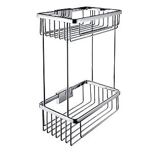 Chrome Double wire shelf Double wire shelf, easy to be taken off and cleaned.