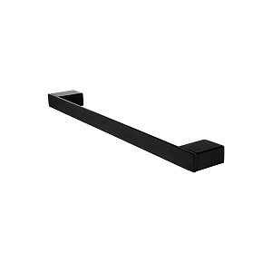 Black Towel holder, 38 cm Single towel holder.