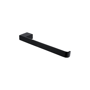 Black Towel holder Towel holder. Made of brass, black matte surface finish.