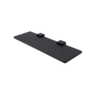 Black Shelf IXI, 40 cm Shelf made of satin plexiglass. 40 cm long.
