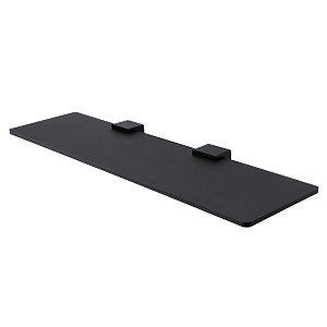 Black Shelf IXI, 60 cm Shelf made of satin plexiglass. 60 cm long.