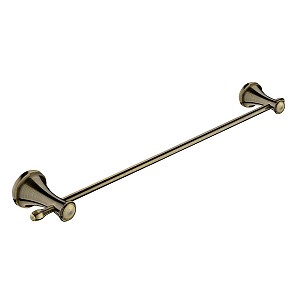 Antique brass Towel holder, 64 cm Towel holder. 63,5 cm long. Made of brass with antique brass surface finish.