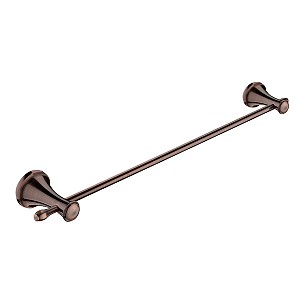 Antique copper Towel holder, 64 cm Towel holder. 63,5 cm long. Made of brass with antique copper surface finish.