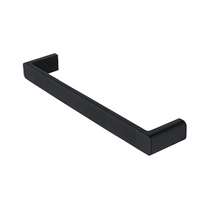 Black Towel holder, 46 cm Single towel holder.