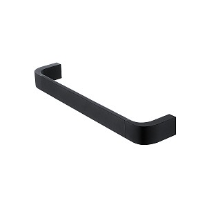 Black Towel holder, 39 cm Single towel holder.