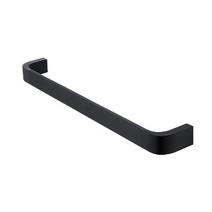 Black Towel holder, 49 cm Single towel holder.