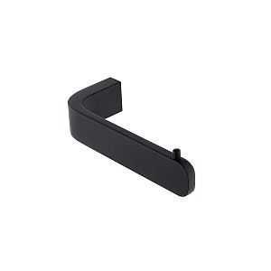 Black Toilet paper holder Toilet paper holder without cover.