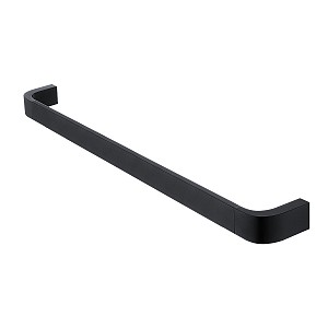 Black Towel holder, 63 cm Single towel holder.