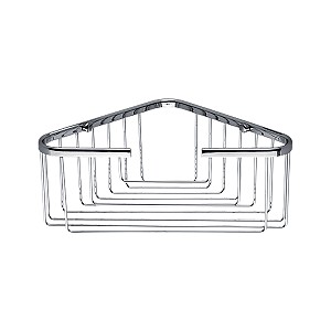 Chrome Wire shelf Wire corner shelf for bath or shower.