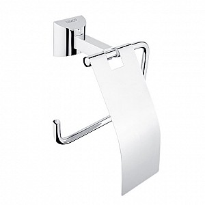 Chrome Toilet paper holder Toilet paper holder with cover.