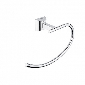 Chrome Towel holder Towel holder, elliptical shape.