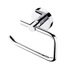 Chrome Toilet paper holder Toilet paper holder without cover.