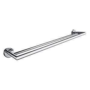 Chrome Double towel holder, 66 cm Double towel holder. 650 mm long.