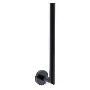 Black Spare toilet paper holder Spare toilet paper holder for 3 toilet rolls.