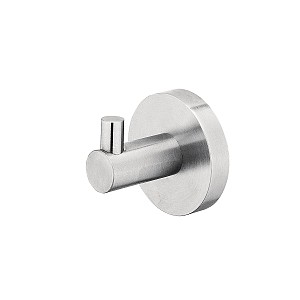 Brushed stainless steel Hook Single hook. Brushed stainless steel.