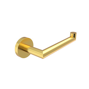 Brushed gold Toilet paper holder Toilet paper holder without cover. Solid, solid.