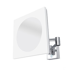 Chrome LED cosmetic mirror LED cosmetic mirror magnification with illuminated touch switch. Temperature 6500 K. Output 8 W.